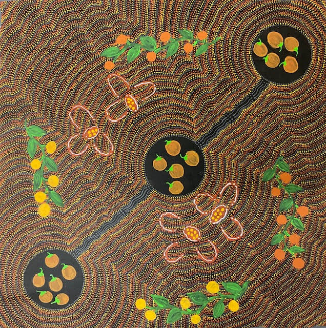 Women collecting bush Tomatoes
